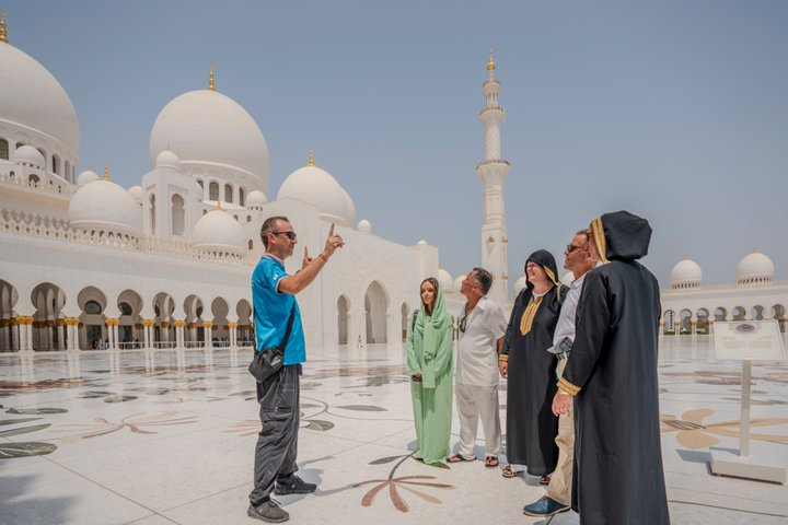 Dubai To Abu Dhabi: Grand Mosque, Royal Palace & Etihad Tower - Photo 1 of 25